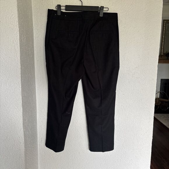 Ann Taylor Loft Original Black Dress Ankle Pants Size 4 - Picture 3 of 10